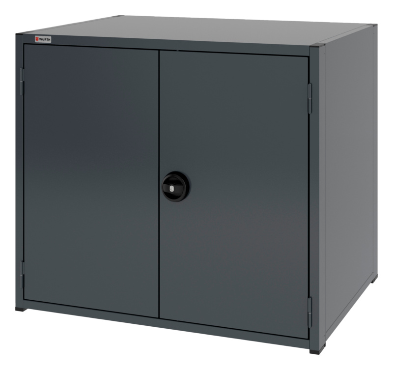 System-Flügeltürenschrank 16.8/1037x770mm FLGTRSHRNK-16.8-H915-2FACHBO-RAL7016