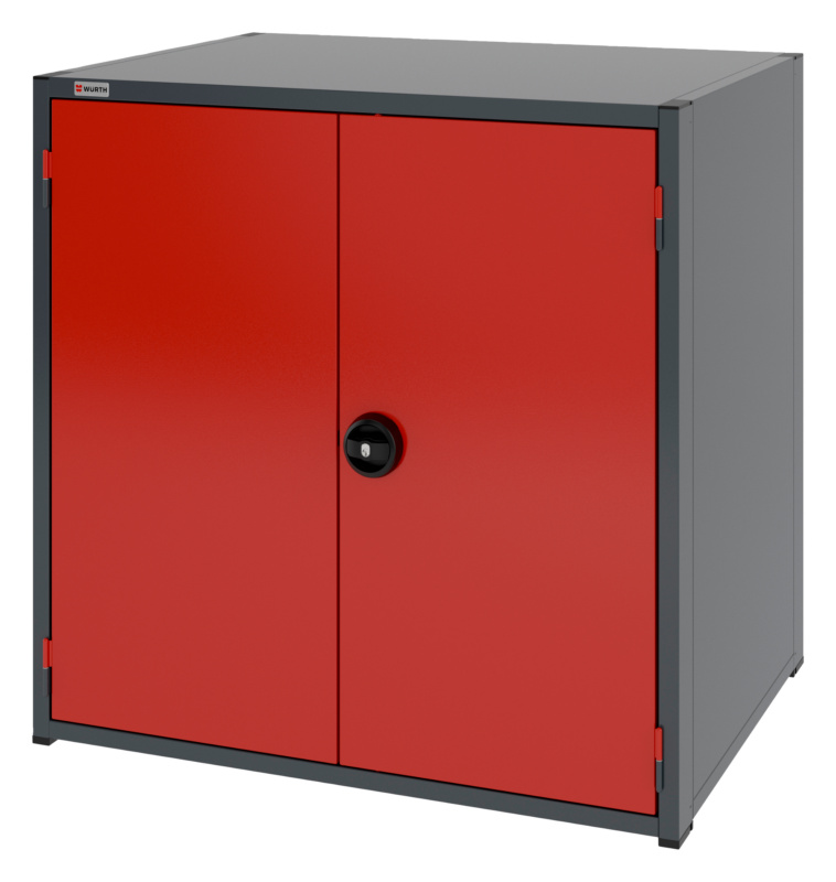System-Flügeltürenschrank 16.8/1037x770mm FLGTRSHRNK-16.8-H1035-2FACHBO-RAL3020