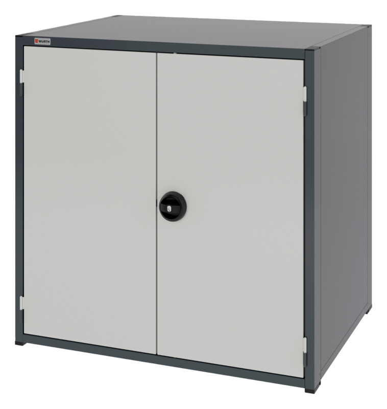 System-Flügeltürenschrank 16.8/1037x770mm FLGTRSHRNK-16.8-H1035-2FACHBO-RAL7035
