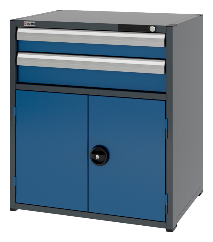 System-Kombischrank 12.6 - 805x603 mm KOMBISHRNK-12.6-H915-FLGTR540-2SL-R5010