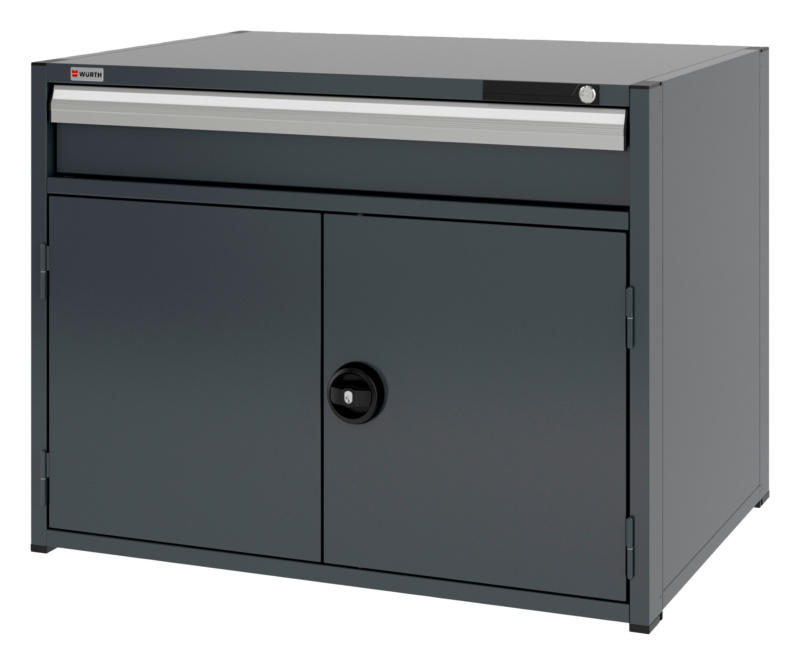 System-Kombischrank 16.8 - 1037x770 mm KOMBISHRNK-16.8-H795-FLGTR540-1SL-R7016