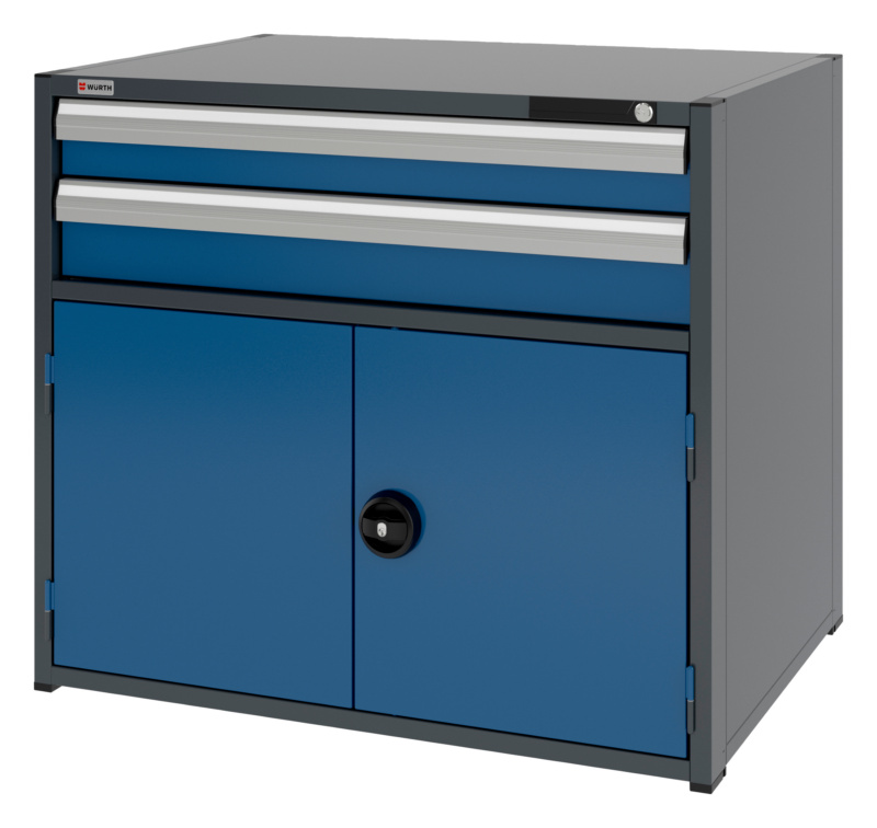 System-Kombischrank 16.8 - 1037x770 mm KOMBISHRNK-16.8-H915-FLGTR540-2SL-R5010