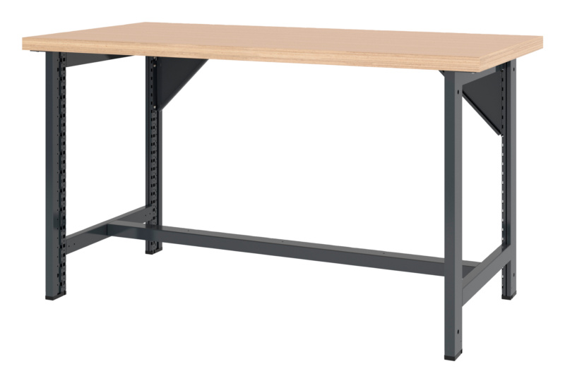 System-Werkbank 1500 mm mit 2 fixen Werkbankfüßen