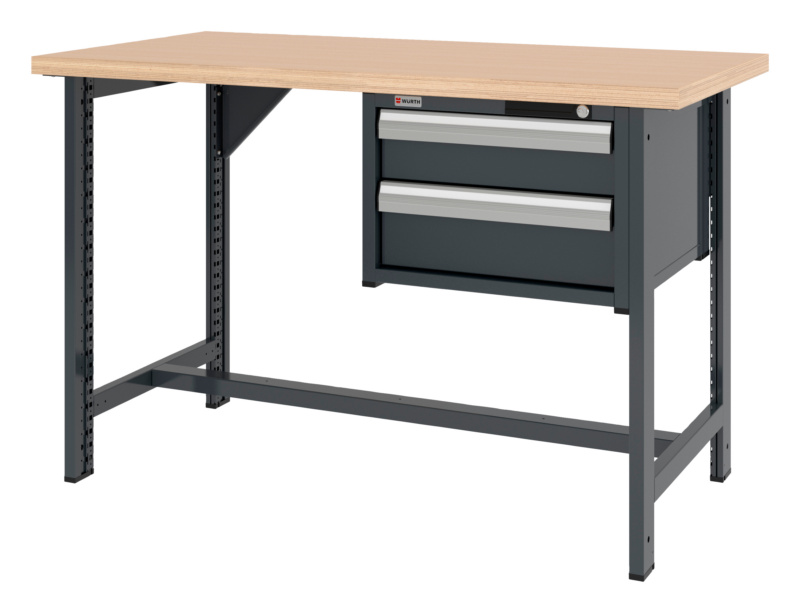 System-Werkbank WRKBANK-2FU-SHRNK-2SL-1500-H955-R7016