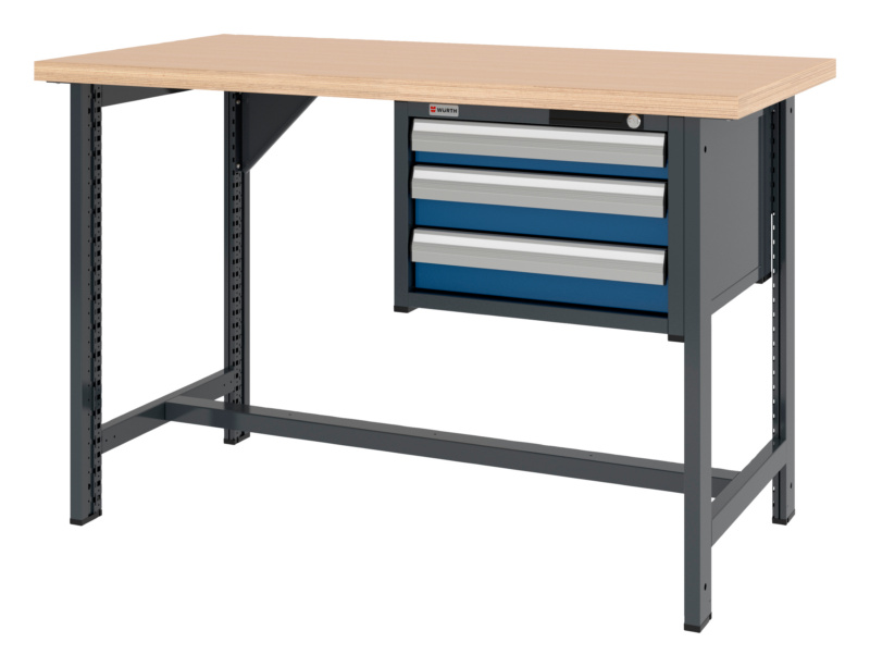 System-Werkbank WRKBANK-2FU-SHRNK-3SL-1500-H955-R5010