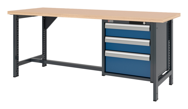 System-Werkbank WRKBANK-2FU-SHRNK-3SL-2000-H835-R5010