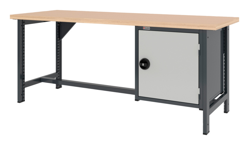 System-Werkbank WRKBANK-2FU-FLGTRSHRNK-2000-H835-R7035