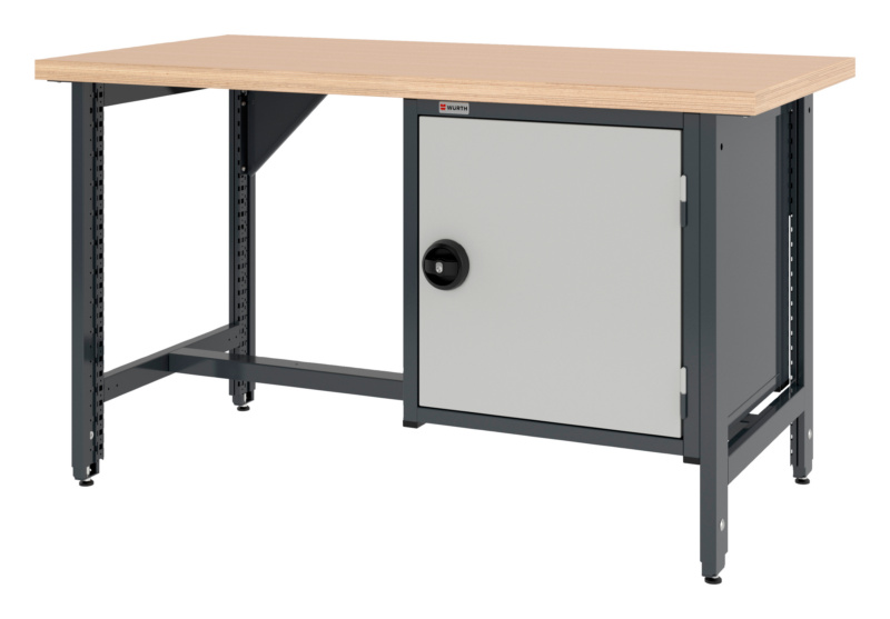 System-Werkbank WRKBANK-EINSTL-2FU-FLGTRSHRNK-1500-R7035
