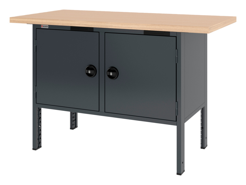 System-Kastenwerkbank 1500 mm mit 2 Unterbaublöcken 8.6