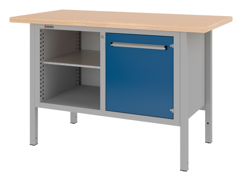 Standard-Kastenwerkbank 1500 mm mit 2 Unterbaublöcken