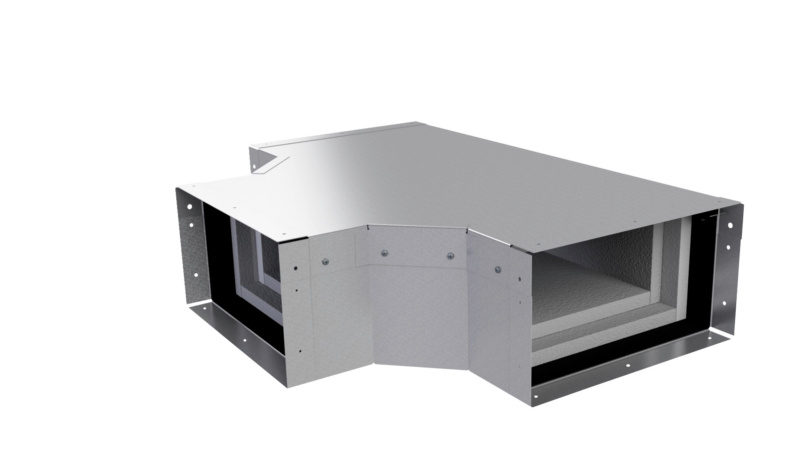 Brandschutz T-Stück E30 155/60x50
