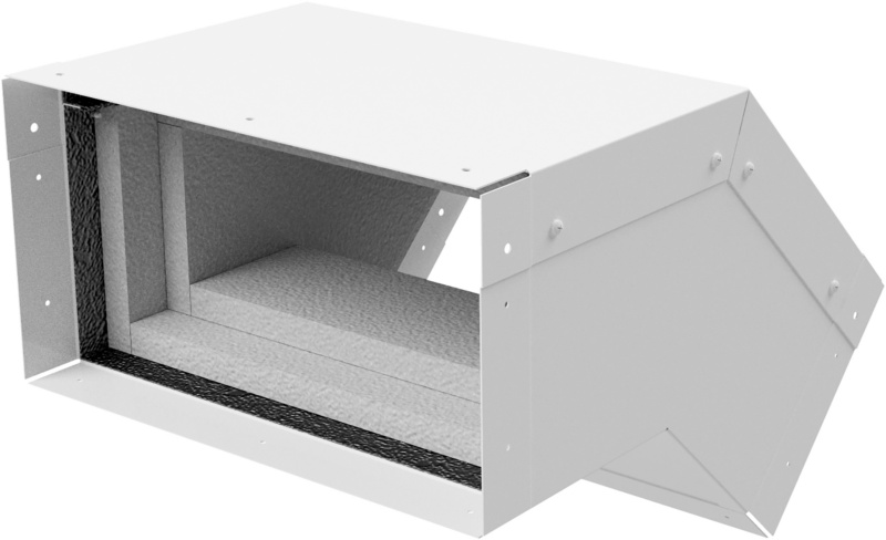 Brandschutzaußeneck E90 125/110x50