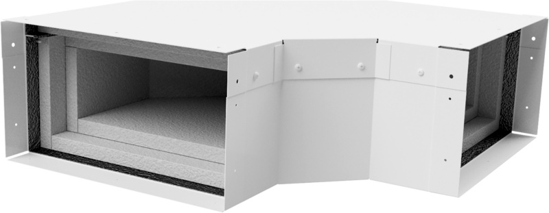 Brandschutzflachwinkel E90 ZB-FLWNK-BSKNL-E90-WEISS-2X45°-260X100