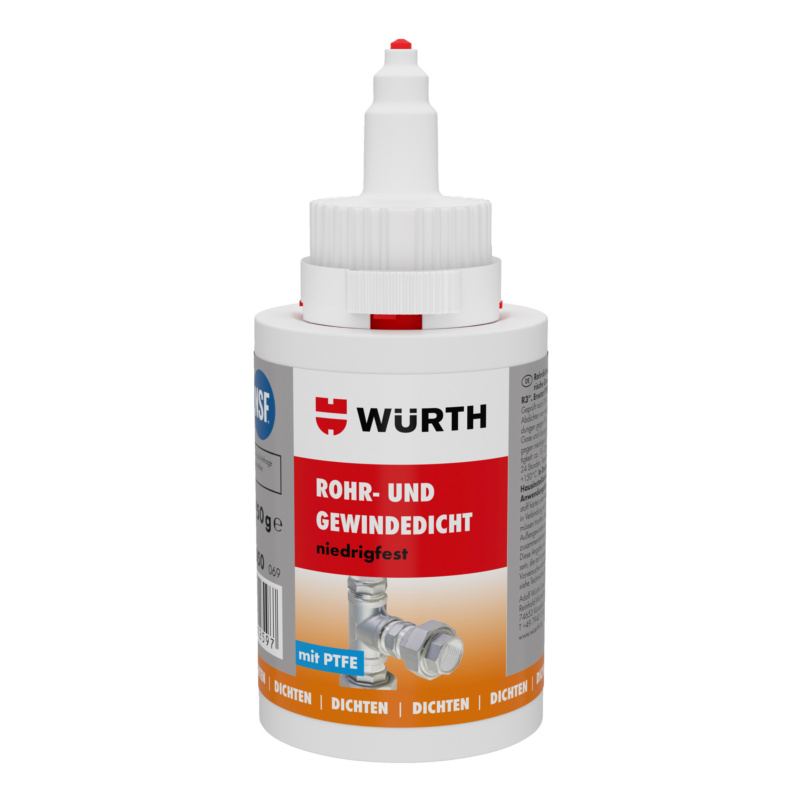 Rohr- und Gewindedicht niedrigfest mit PTFE RODI-DOS-NIEDRIGFEST-PTFE-50G