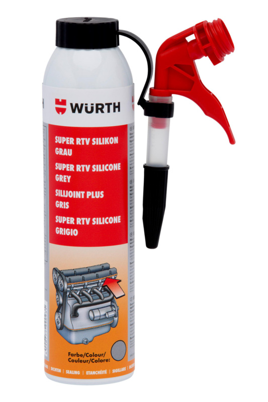 Kleb- und Dichtmasse Super RTV-Silikon SILDIMAS-HTEMP-(SUPER-RTV)-GRAU-200ML