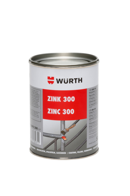 Korrosionsschutzlack Zink 300 KORRSHTZLK-ZINK300-STREICHBAR-500ML