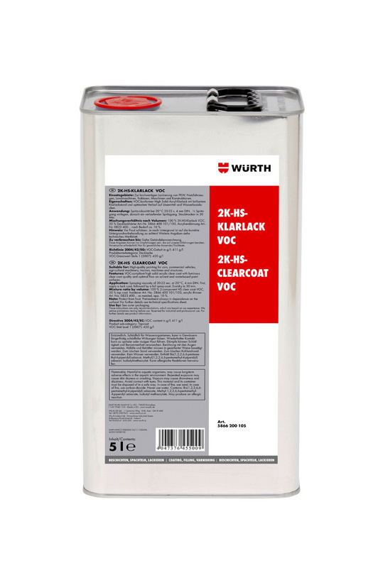 2K-HS-Klarlack VOC KLARLK-2K-VOC-5LTR