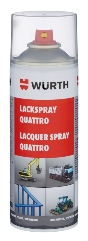 Lackspray Quattro LKSPR-QUATTRO-R9006-WEISSALUMINIUM-400ML