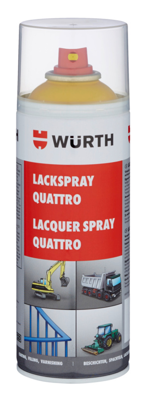 Lackspray Quattro LKSPR-QUATTRO-R1003-SIGNALGELB-400ML