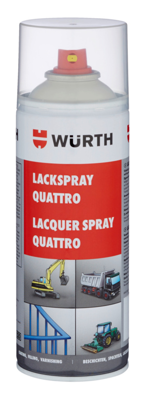 Lackspray Quattro LKSPR-QUATTRO-R9002-GRAUWEISS-400ML