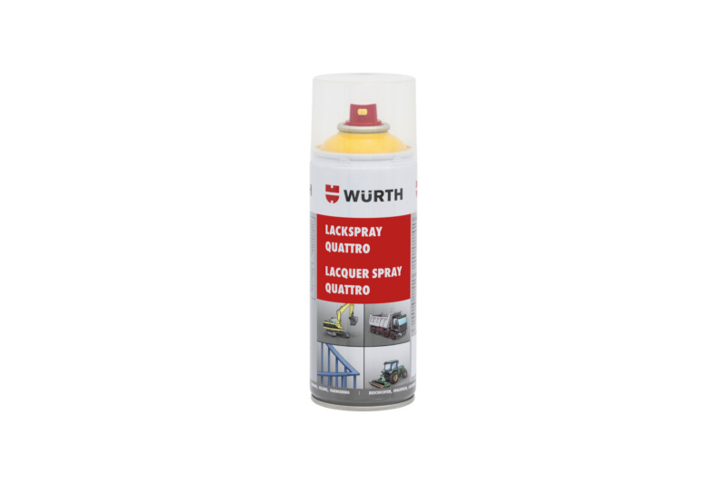 Lackspray Quattro LKSPR-QUATTRO-R1023-VERKEHRSGELB-400ML