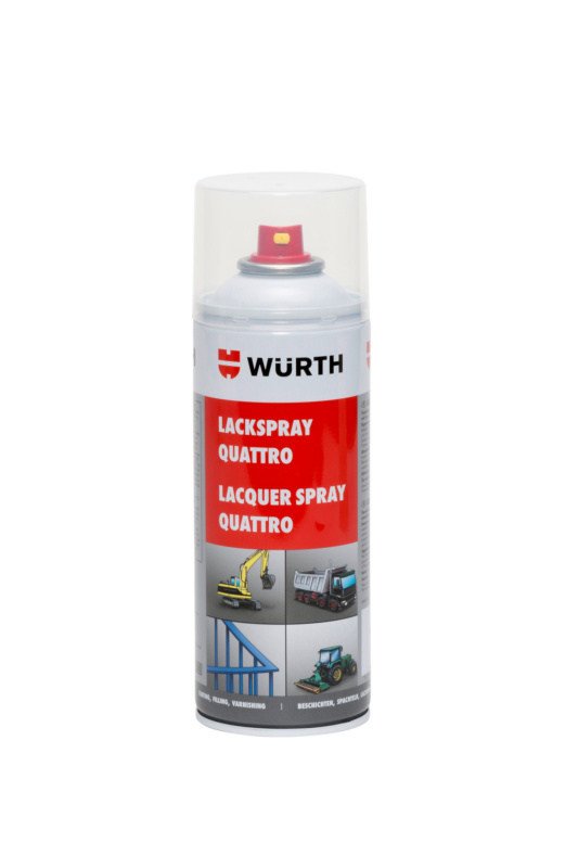 Lackspray Quattro LKSPR-QUATTRO-R9003-SIGNALWEISS-400ML