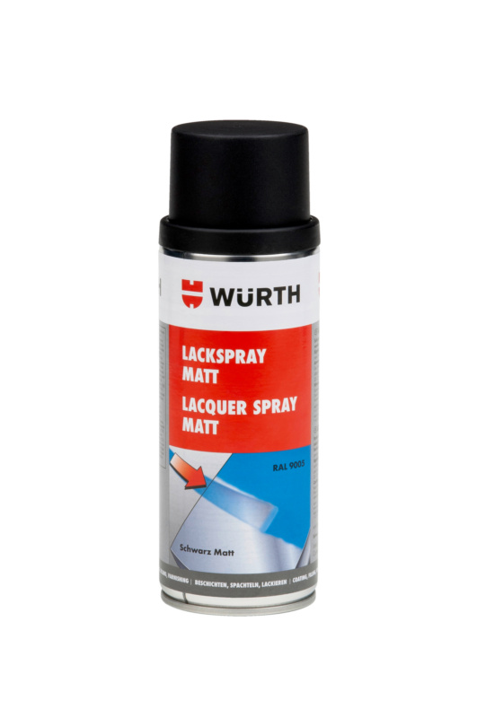 Lackspray matt LKSPR-R9005-SCHWARZ-MATT-400ML