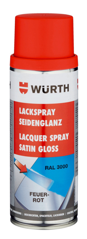 Lackspray seidenglanz LKSPR-R3000-FEUERROT-SEIDGLANZ-400ML