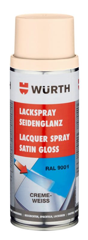 Lackspray seidenglanz LKSPR-R9001-CREMEWEISS-SEIDGLANZ-400ML