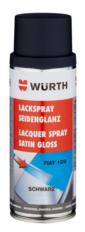 Lackspray seidenglanz LKSPR-FIAT120-SCHW-KST-SEIDGLANZ-400ML