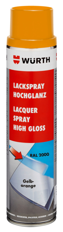 Lackspray hochglanz LKSPR-RAL2000-GELBORANGE-600ML