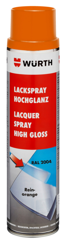 Lackspray hochglanz LKSPR-RAL2004-REINORANGE-600ML
