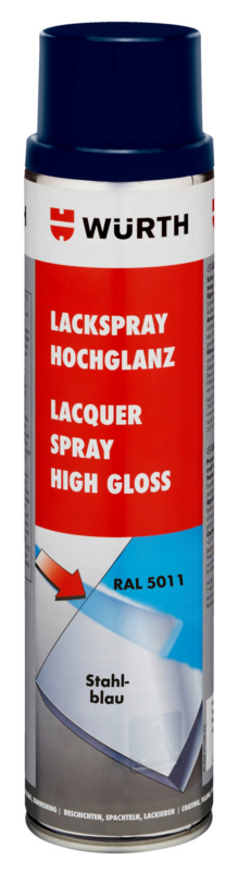 Lackspray hochglanz LKSPR-RAL5011-STAHLBLAU-600ML