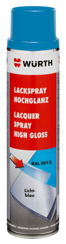 Lackspray hochglanz LKSPR-RAL5012-LICHTBLAU-600ML