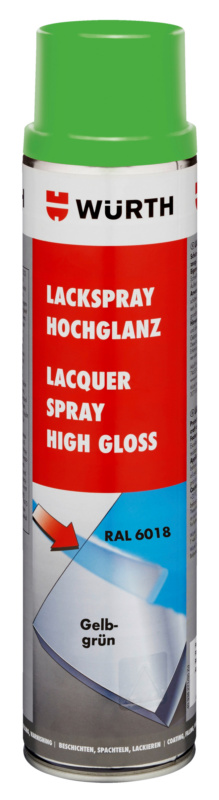 Lackspray hochglanz LKSPR-RAL6018-GELBGRUEN-600ML