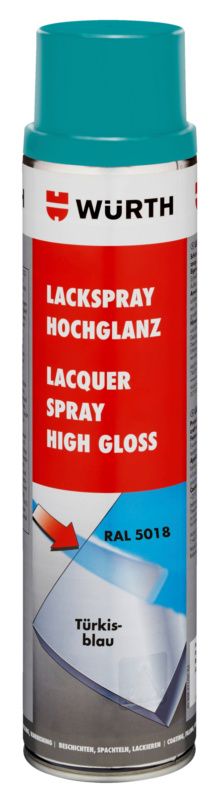 Lackspray hochglanz LKSPR-RAL5018-TUERKISBLAU-600ML