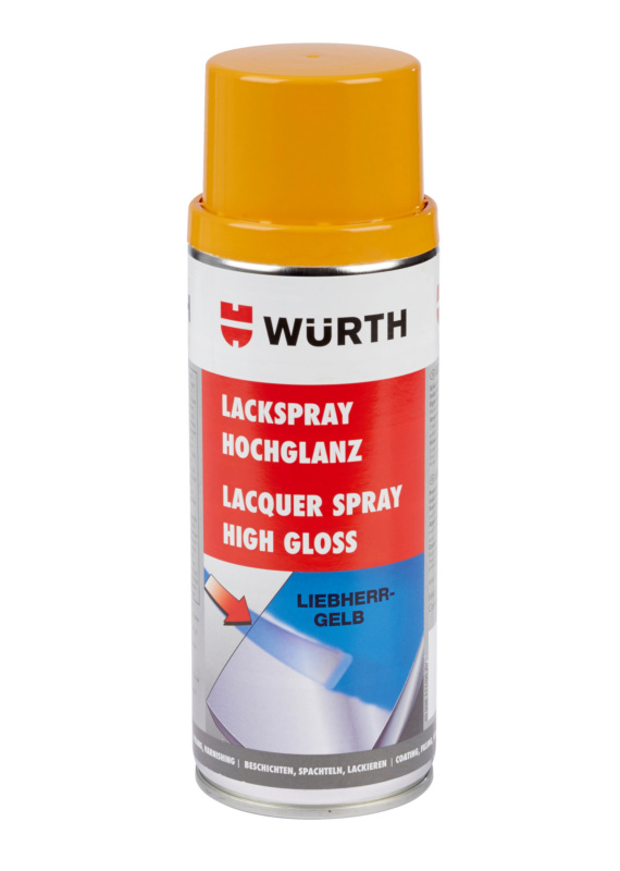 Lackspray hochglanz LKSPR-4464-BAUMASCHGELB-HOCHGLANZ-400ML