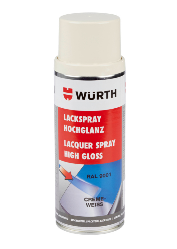 Lackspray hochglanz LKSPR-RAL9001-CREMEWEISS-400ML