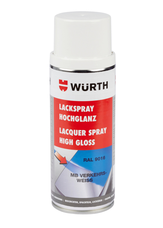 Lackspray hochglanz LKSPR-RAL9016-VERKEHRSWEISS-400ML