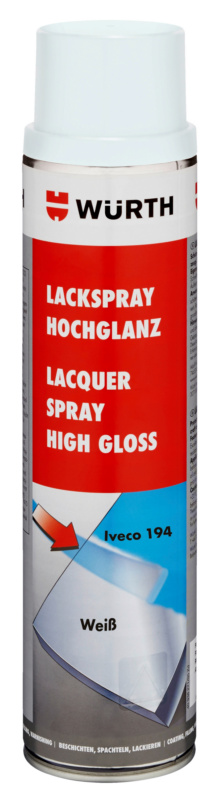 Lackspray hochglanz LKSPR-IC194-WEISS-600ML