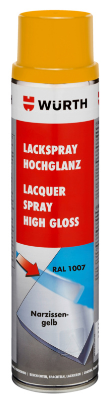 Lackspray hochglanz LKSPR-RAL1007-NARZISSENGELB-600ML