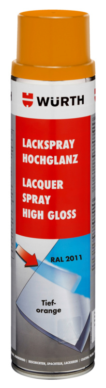 Lackspray hochglanz LKSPR-RAL2011-TIEFORANGE-600ML