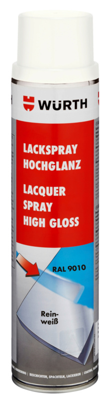 Lackspray hochglanz LKSPR-RAL9010-REINWEISS-600ML