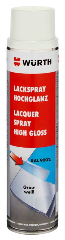 Lackspray hochglanz LKSPR-RAL9002-GRAUWEISS-600ML