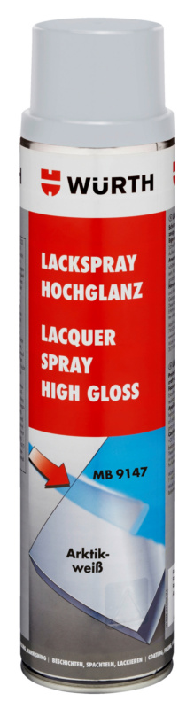 Lackspray hochglanz LKSPR-RAL9147-ARKTIKWEISS-600ML