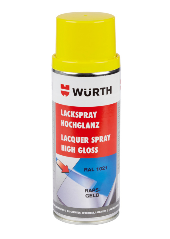 Lackspray hochglanz LKSPR-RAL1021-RAPSGELB-400ML