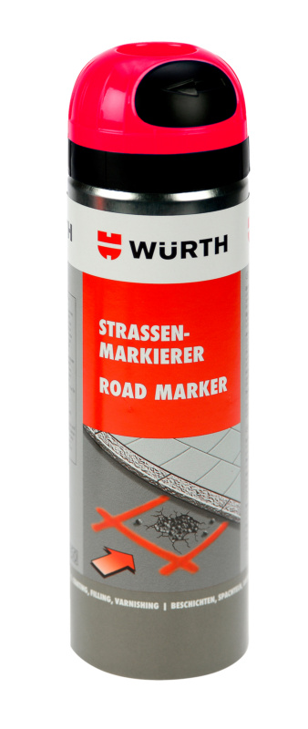 Strassenmarkierer Plus STRMARK-PLUS-NEONROT-500ML