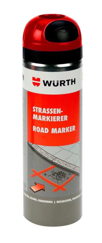 Strassenmarkierer Plus STRMARK-PLUS-ROT-500ML