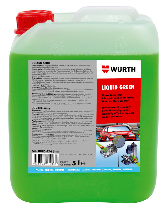 Allzweckreiniger Liquid Green ALLZWREINIG-(LIQUID GREEN)-5LTR
