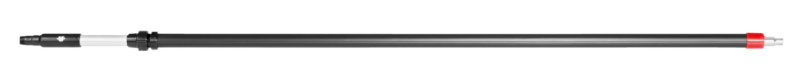 Alu-Teleskopstiel mit Wasserdurchlauf 150 - 275 cm 1/2" - 3/4" Schlauchanschluss